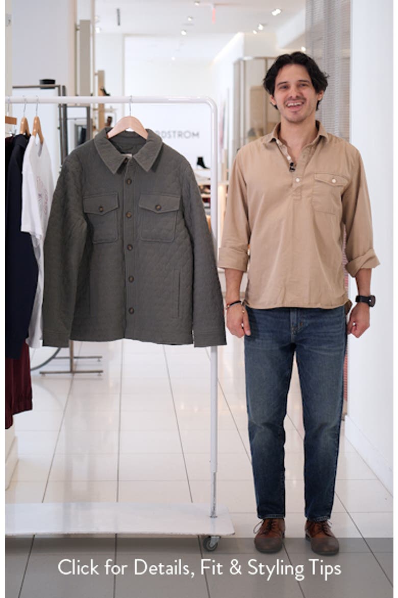 Quilted Shirt Jacket video