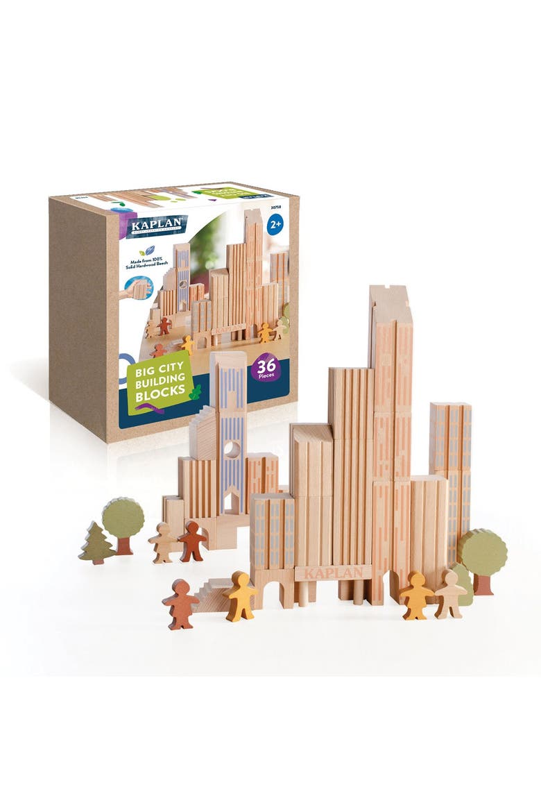 Big City Building Blocks Set - 36 pieces, Main, color, Multicolor