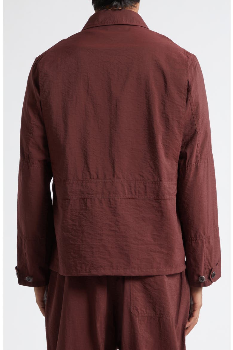 3D Pocket Washed Technical Cotton Blend Jacket, Alternate, color, PORTO
