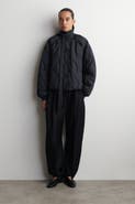 COS Gathered Quilted Down Jacket