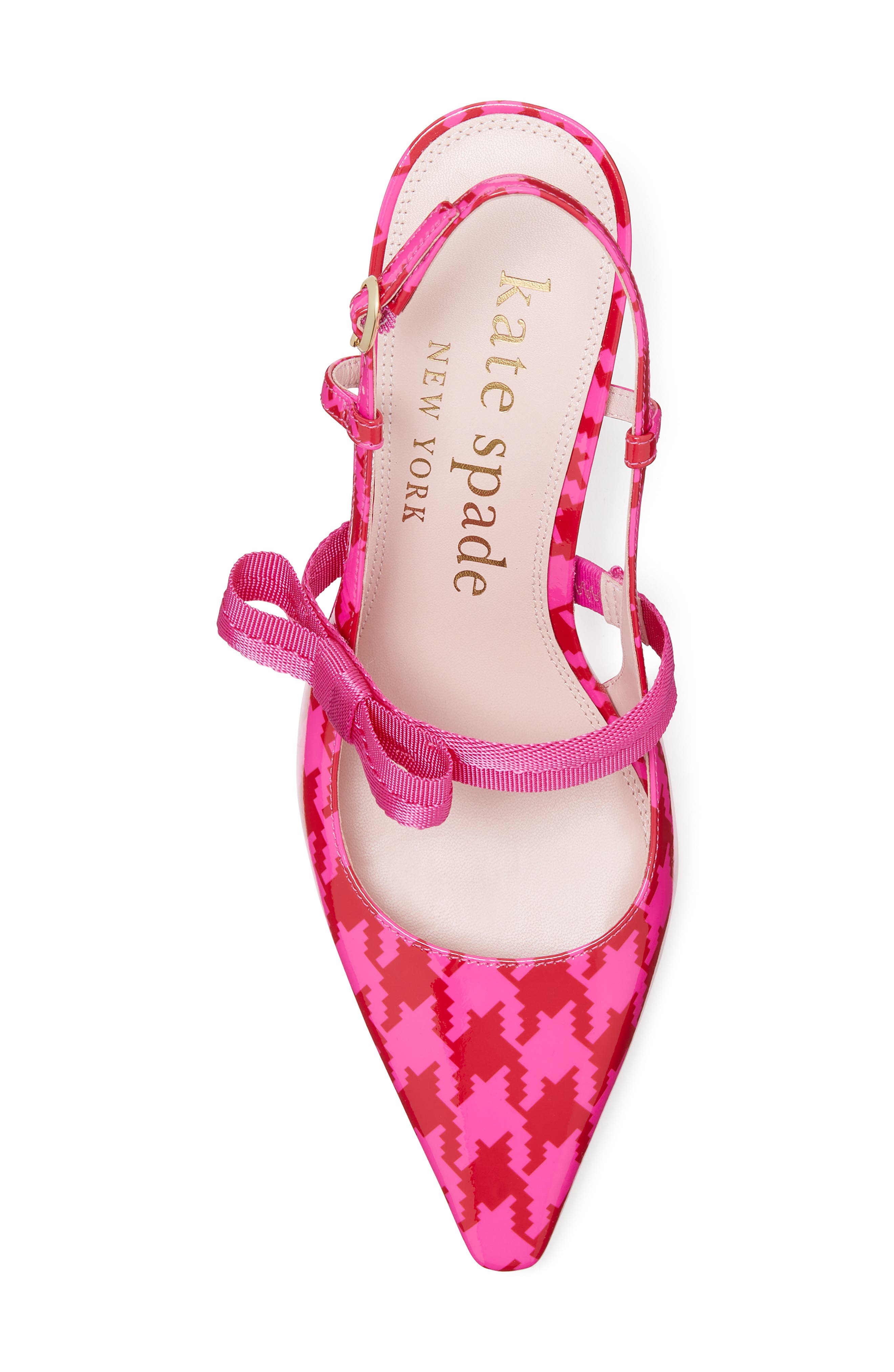 Kate Spade New York maritza pointed toe slingback pump, Alternate, color, Marker Pink Multi