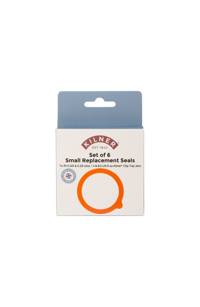 Kilner Rubber Seals for 4 Ounce Clip Top Jars, Set of 6, Main, color, Clear