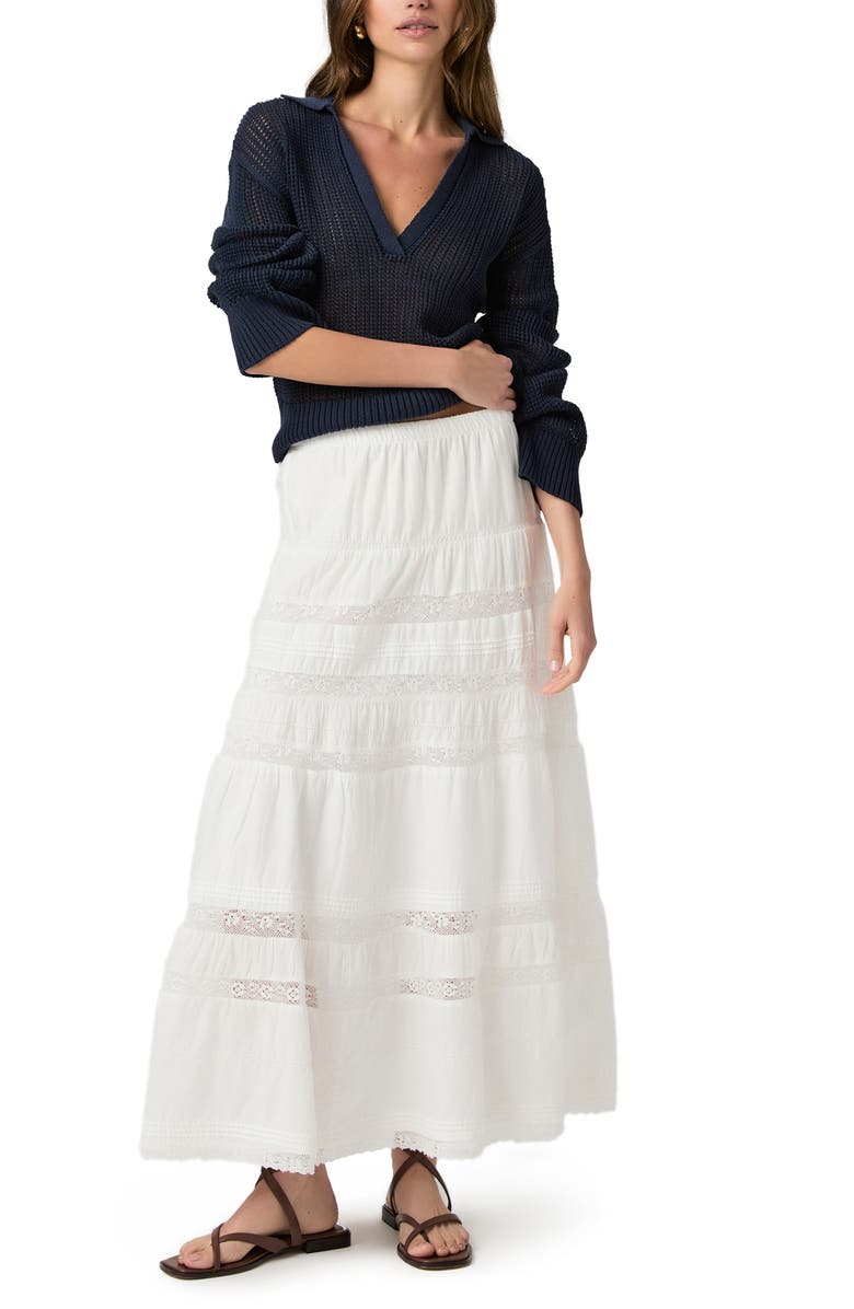 PAIGE Rivoli Lace Maxi Skirt, Alternate, color, 