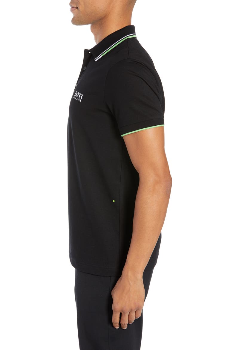 Paddy Regular Fit Polo, Alternate, color, BLACK