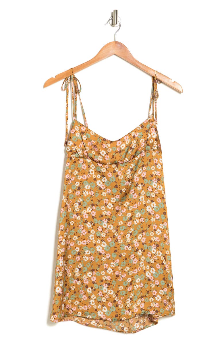 Lush Tie Strap Mini Dress, Alternate, color,