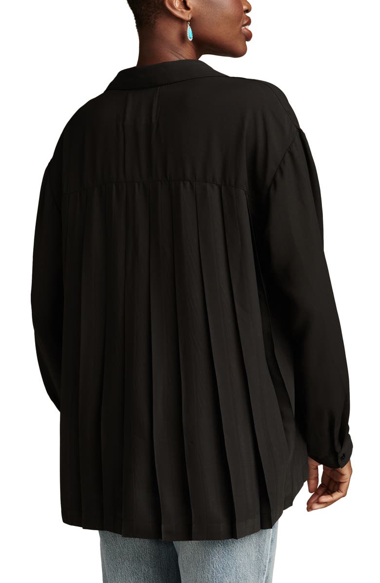 Lucky Brand Pleated Back Shirt, Alternate, color, 