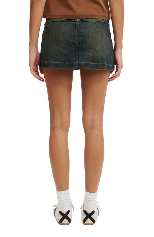 COTTON ON MICRO PLEAT DENIM SKIRT