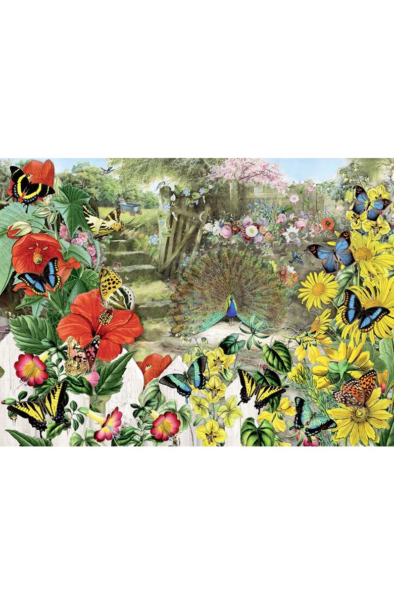 Anatolian Peacock in the Garden 1000 piece Jigsaw Puzzle for Adults, Alternate, color, Multicolor
