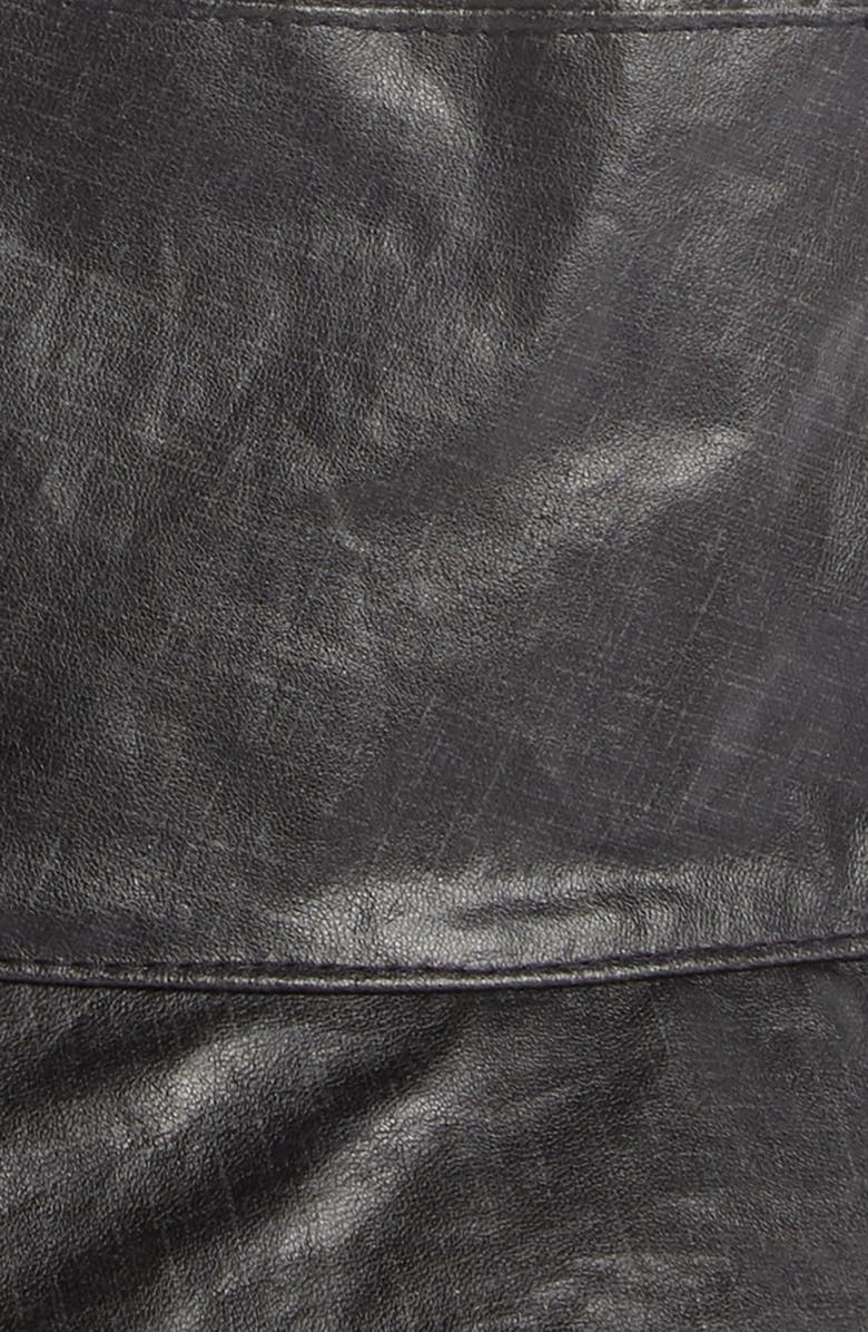 Isabel Marant Loiena Waxed Linen Bucket Hat, Alternate, color,