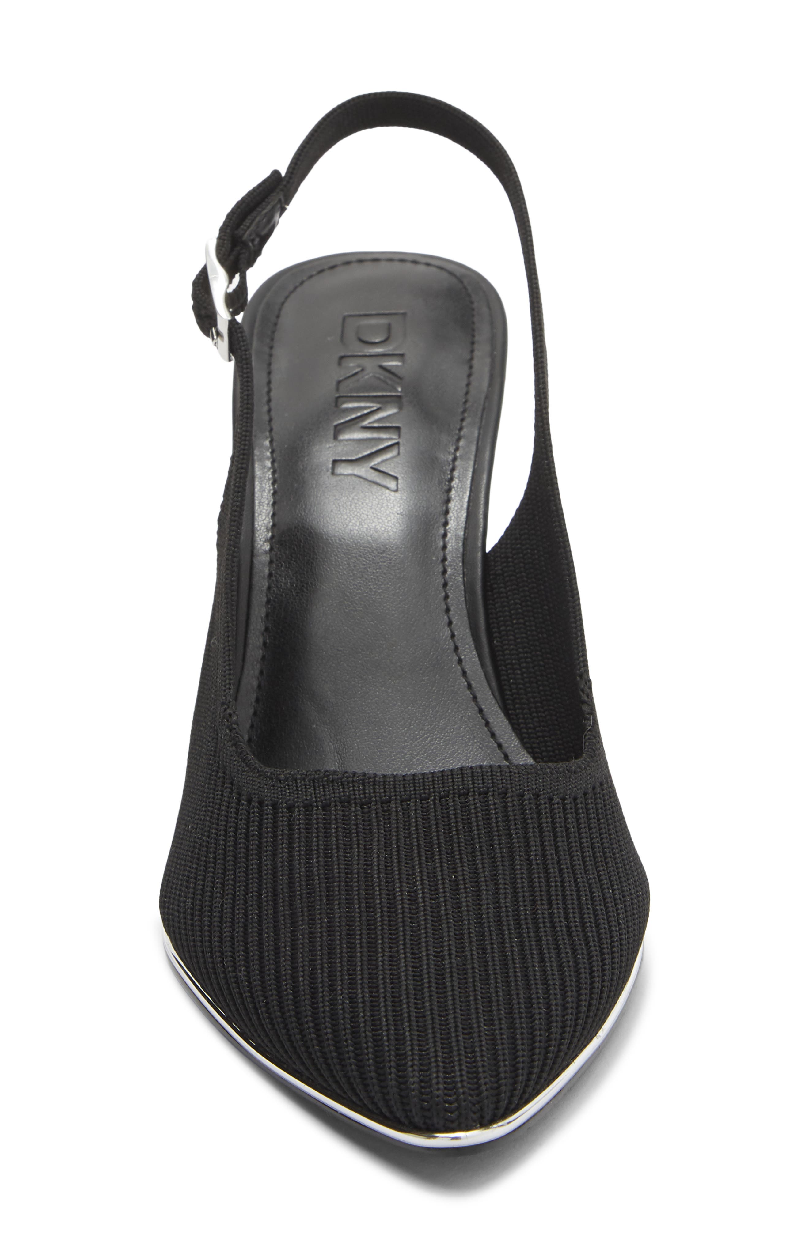 DKNY Preston Slingback Pump, Alternate, color, Black