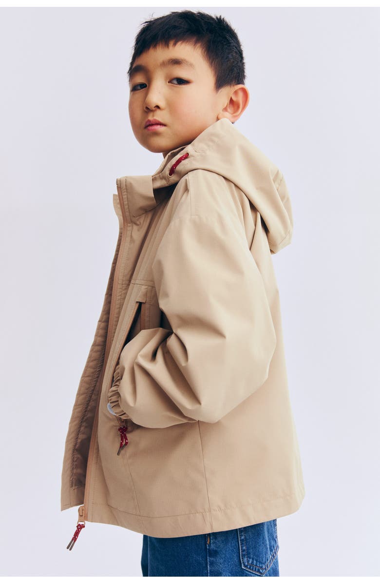 H&M Water-repellent Windbreaker, Alternate, color, Beige