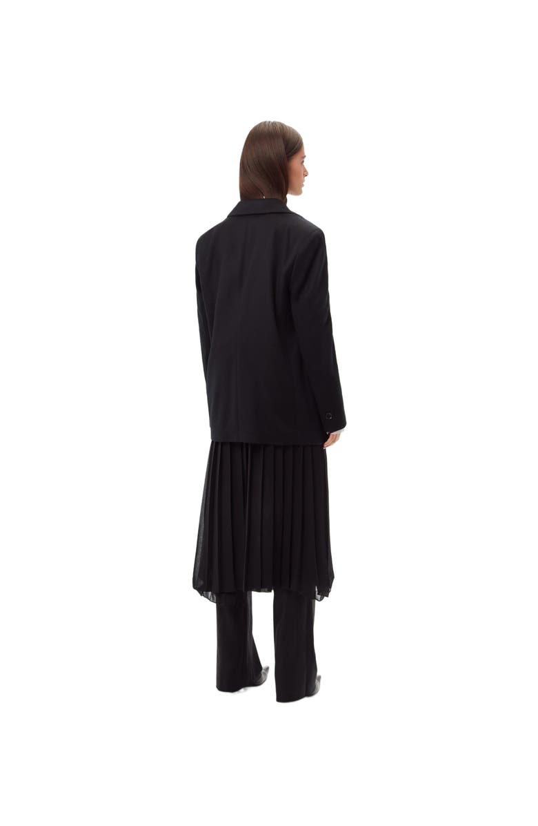 GOBI Mongolian Cashmere Double-Breasted Cashmere Blazer, Alternate, color, Black