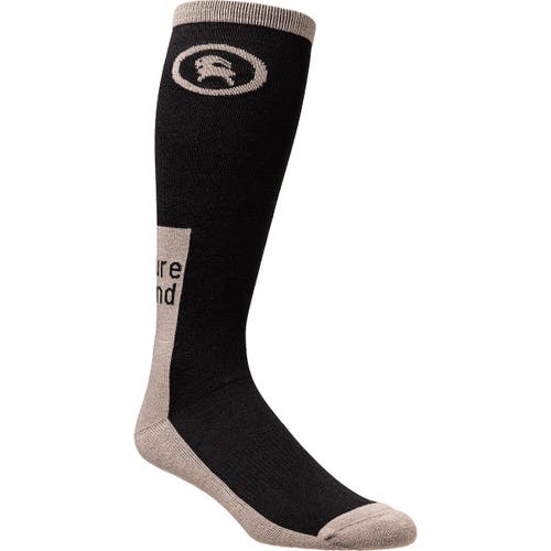 Backcountry Venture Beyond Merino Blend Ski Sock In Black