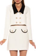 Alexia Admor Aurelia Tweed Crop Jacket