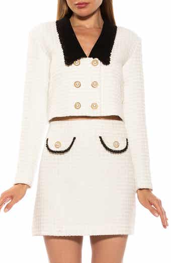 Alexia Admor Aurelia Tweed Crop Jacket