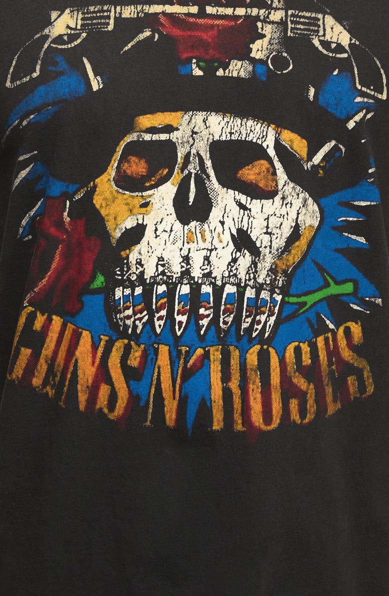 Lucky Brand Guns N Roses Graphic Cotton T-Shirt, Alternate, color, Caviar