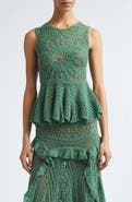 Ulla Johnson Cora Sleeveless Crochet Top