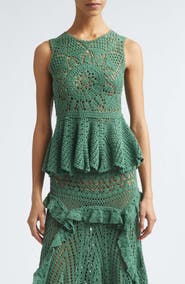Ulla Johnson Cora Sleeveless Crochet Top