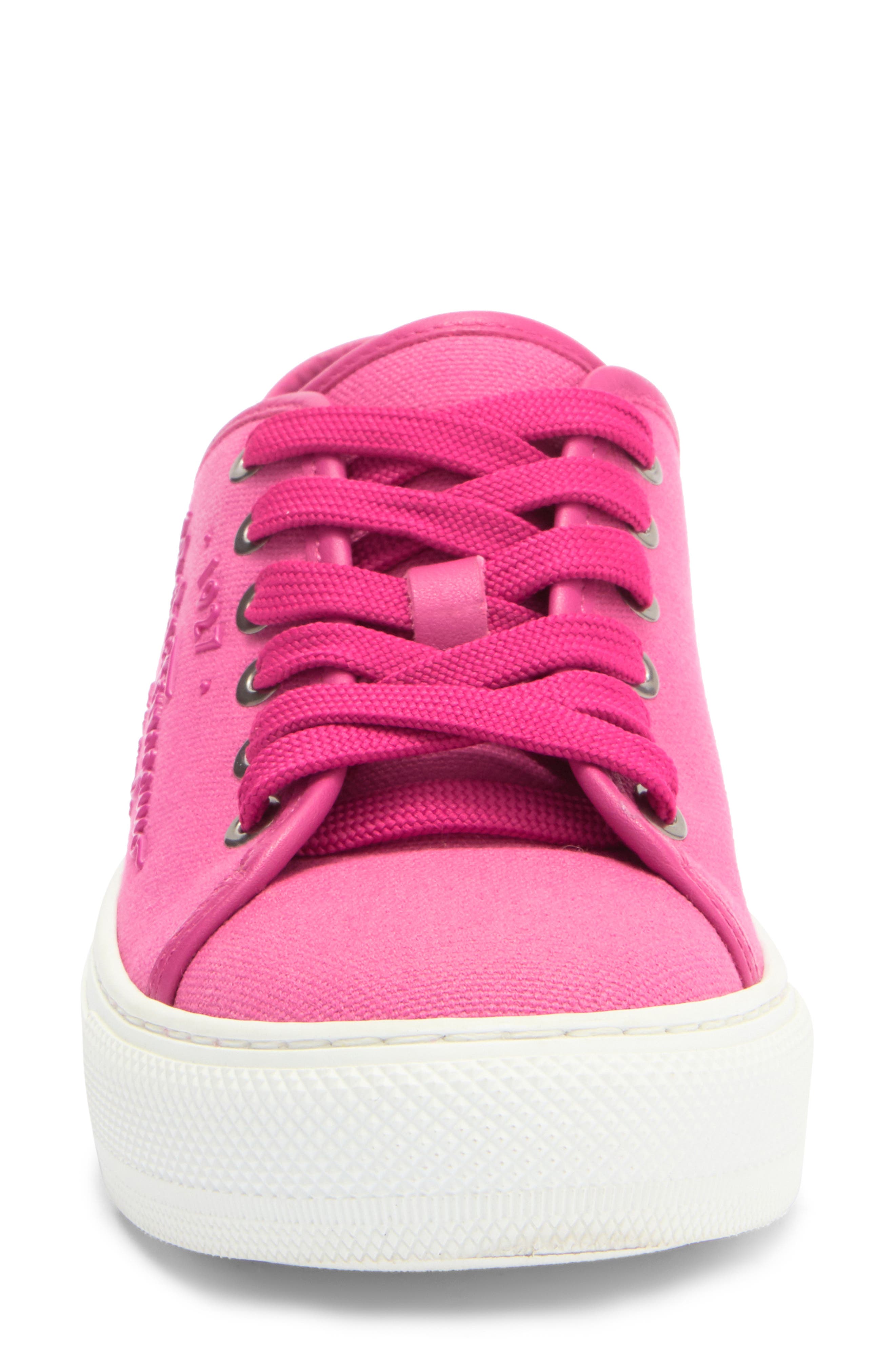 FERRAGAMO Twill Canvas Sneaker, Alternate, color, 