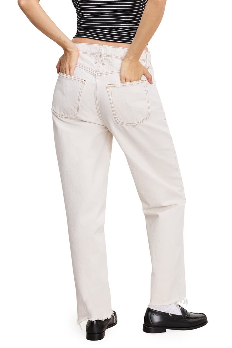 Good Standard Straight Leg Jeans, Alternate, color, PEARL001