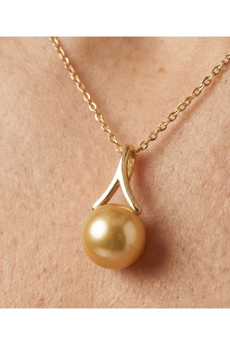 Golden Pearl Lindsey Pendant, Alternate, color, Golden Pearl
