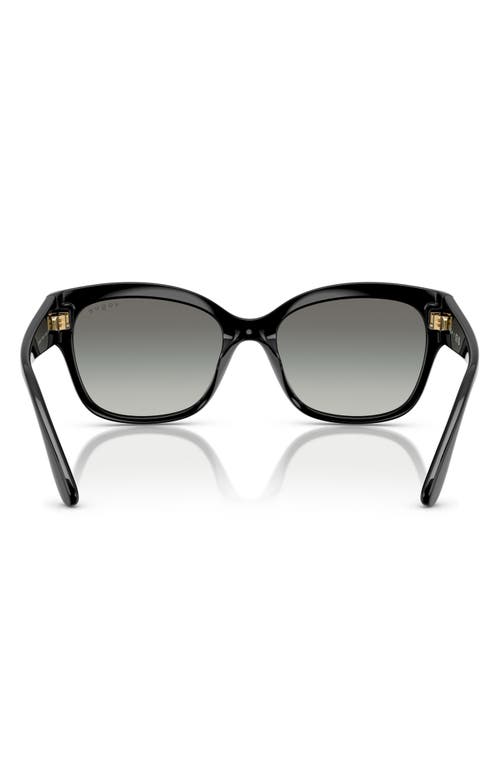 Vogue 55mm Polarized Gradient Butterfly Sunglasses