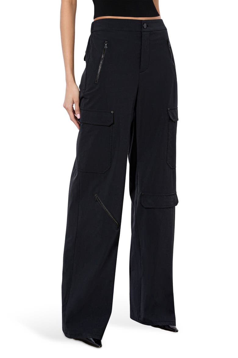 Milo Balloon Leg Cargo Pants, Main, color, BLACK