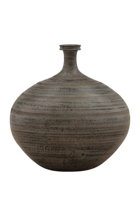 Thanos Textured Ceramic Decorative Vase