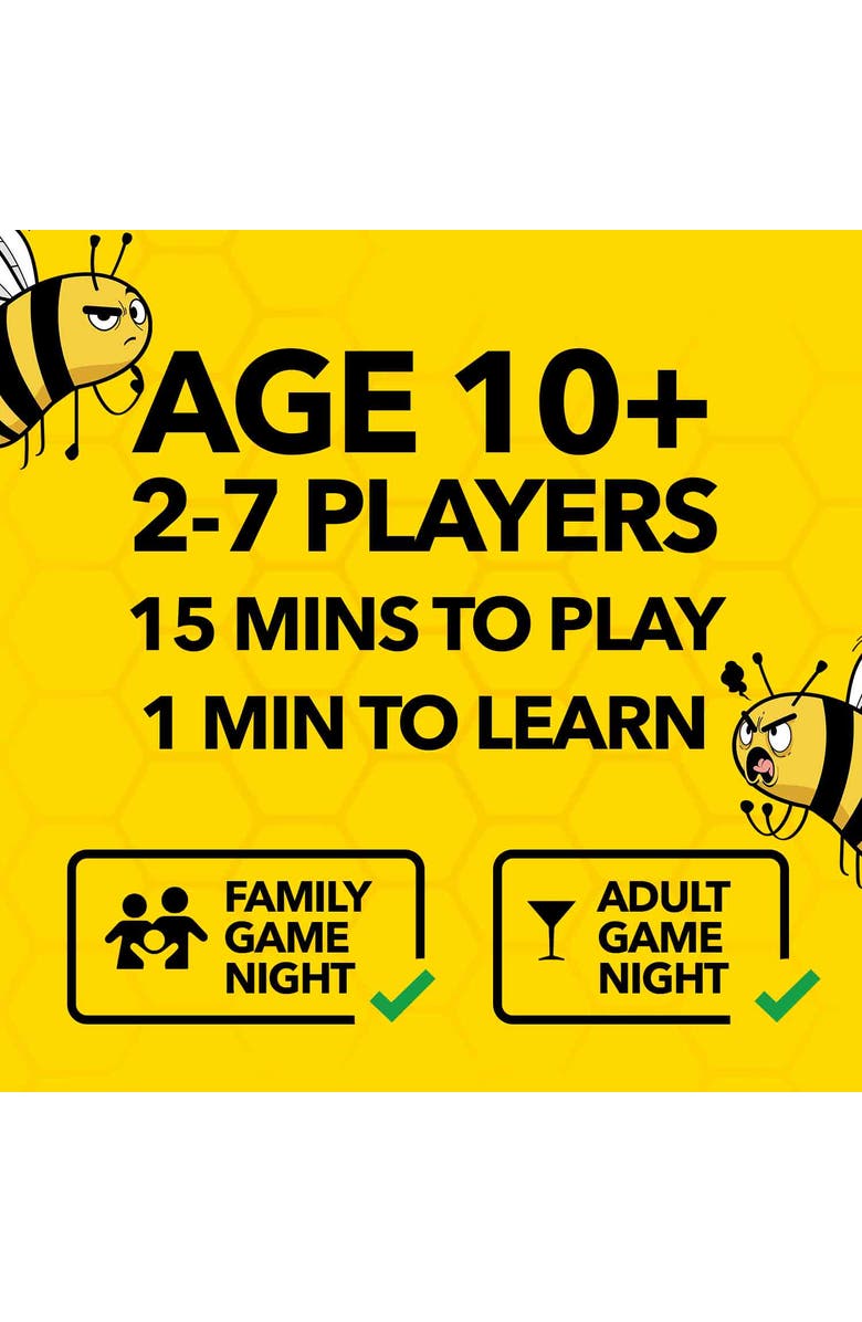 Quokka Dont Bee Last Card Game for Kids and Family - Fast-Paced Party Game, Alternate, color, Global 72