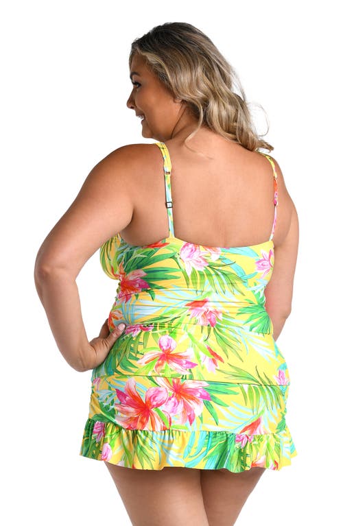 La Blanca Calypso Tankini In Multi