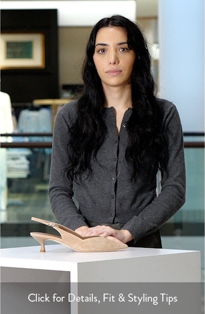 Pointed Toe Slingback Pump, sales video thumbnail