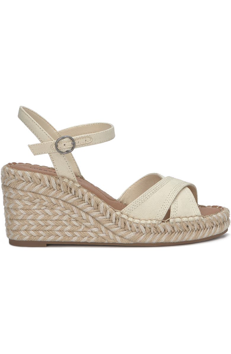 Lucky Brand Candyr Platform Wedge Sandal, Alternate, color, Vanilla