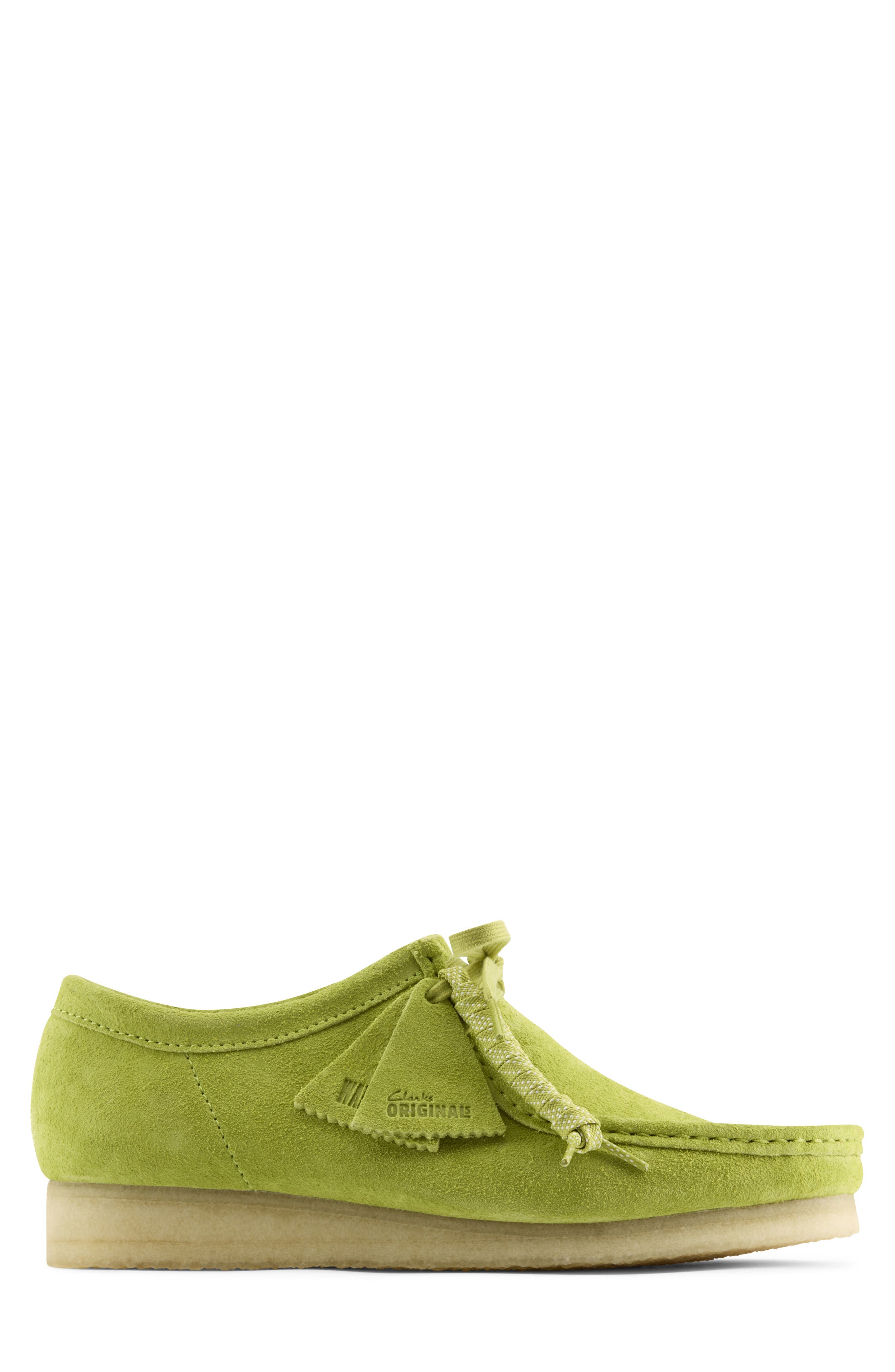 Clarks<sup>®</sup> Originals Wallabee Chukka Boot, Alternate, color, Lime Suede