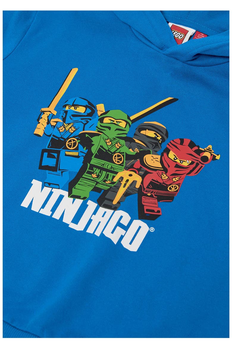 Kids' Ninjago Graphic Hoodie, Alternate, color, BLUE