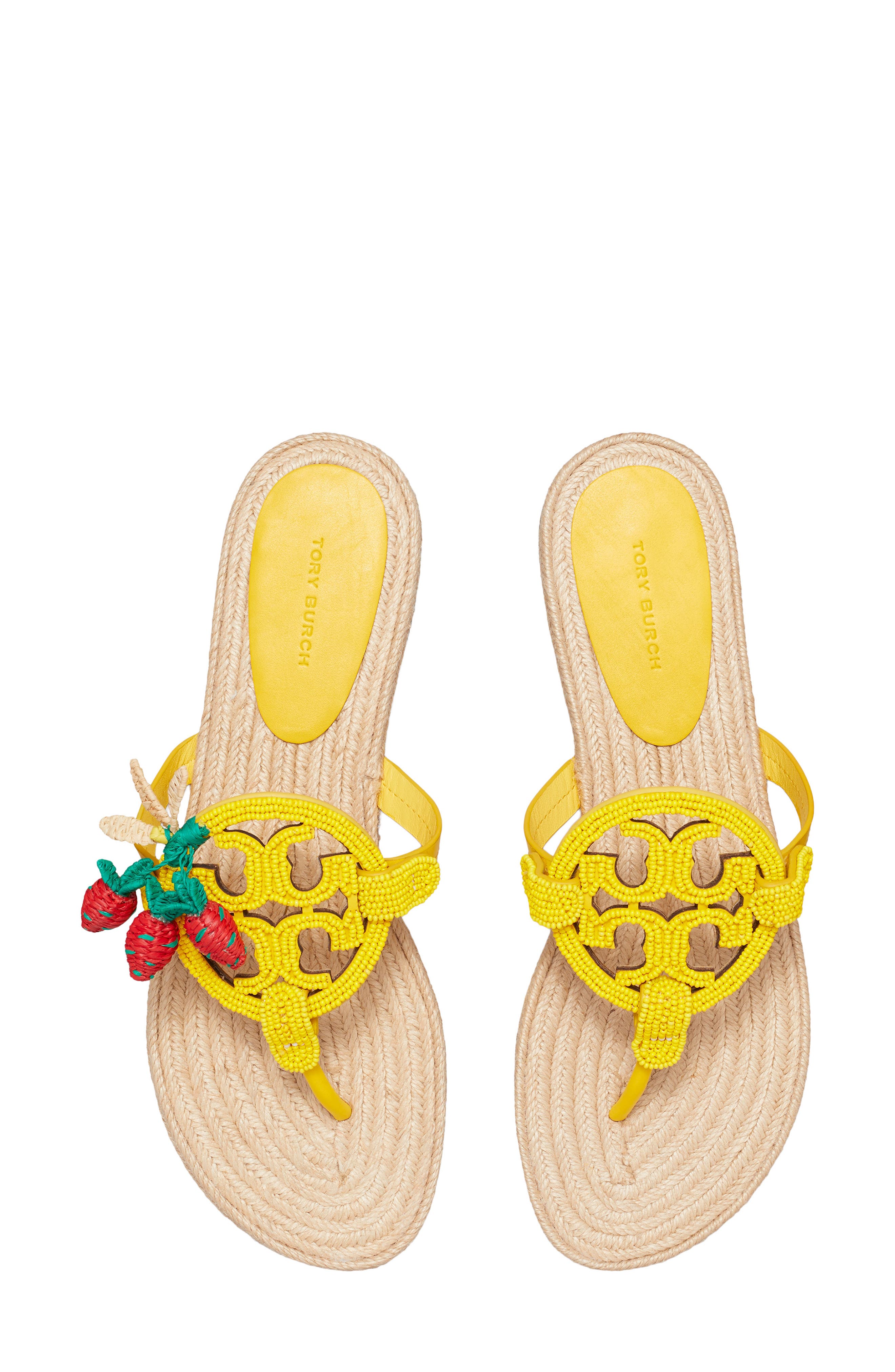 Miller Beaded Espadrille Sandal, Alternate, color, POLLINE
