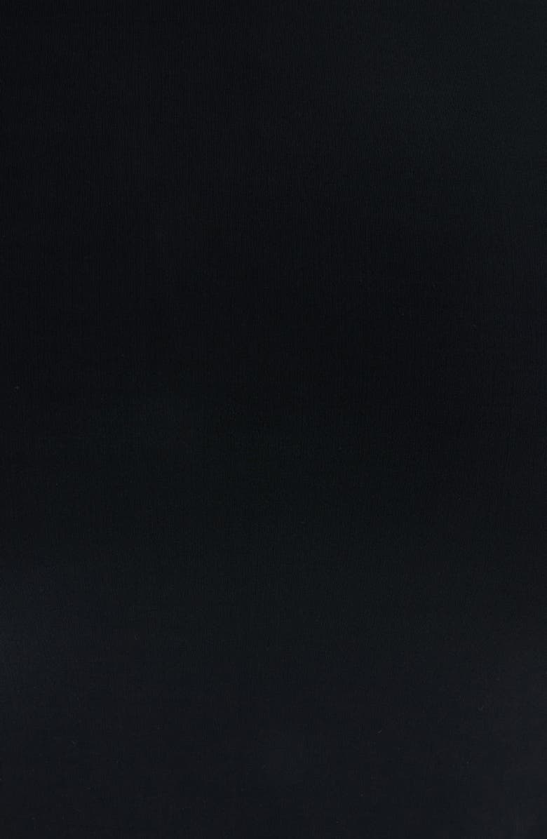 Balenciaga Cutout Long Sleeve Stretch Jersey Gown, Alternate, color, Black