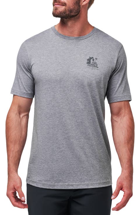 Mermaid Caves Heathered Graphic T-Shirt