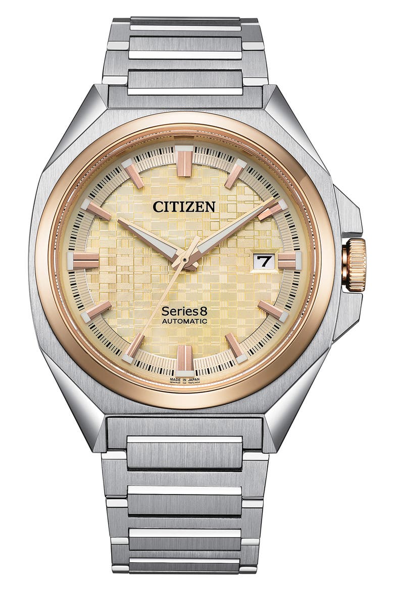 Series8 831 Automatic Bracelet Watch, 40mm, Main, color, SILVER-TONE