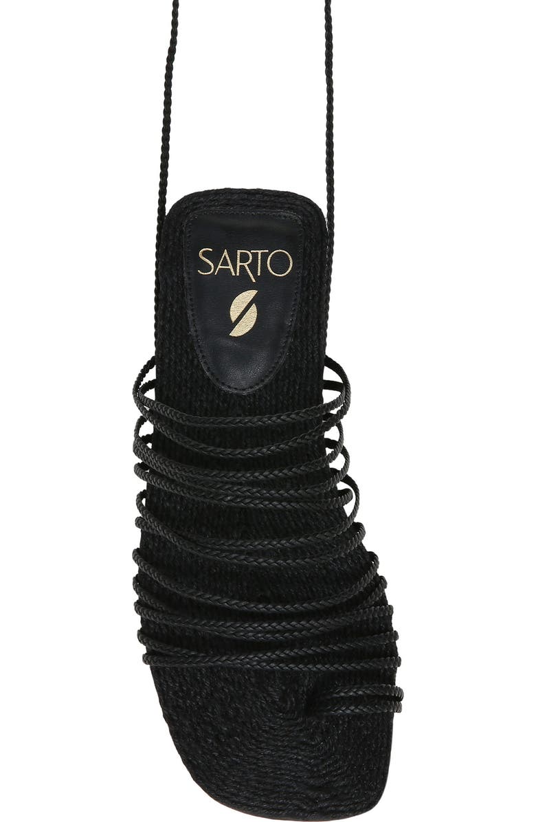 SARTO by Franco Sarto Iona Strappy Lace-Up Sandal, Alternate, color,