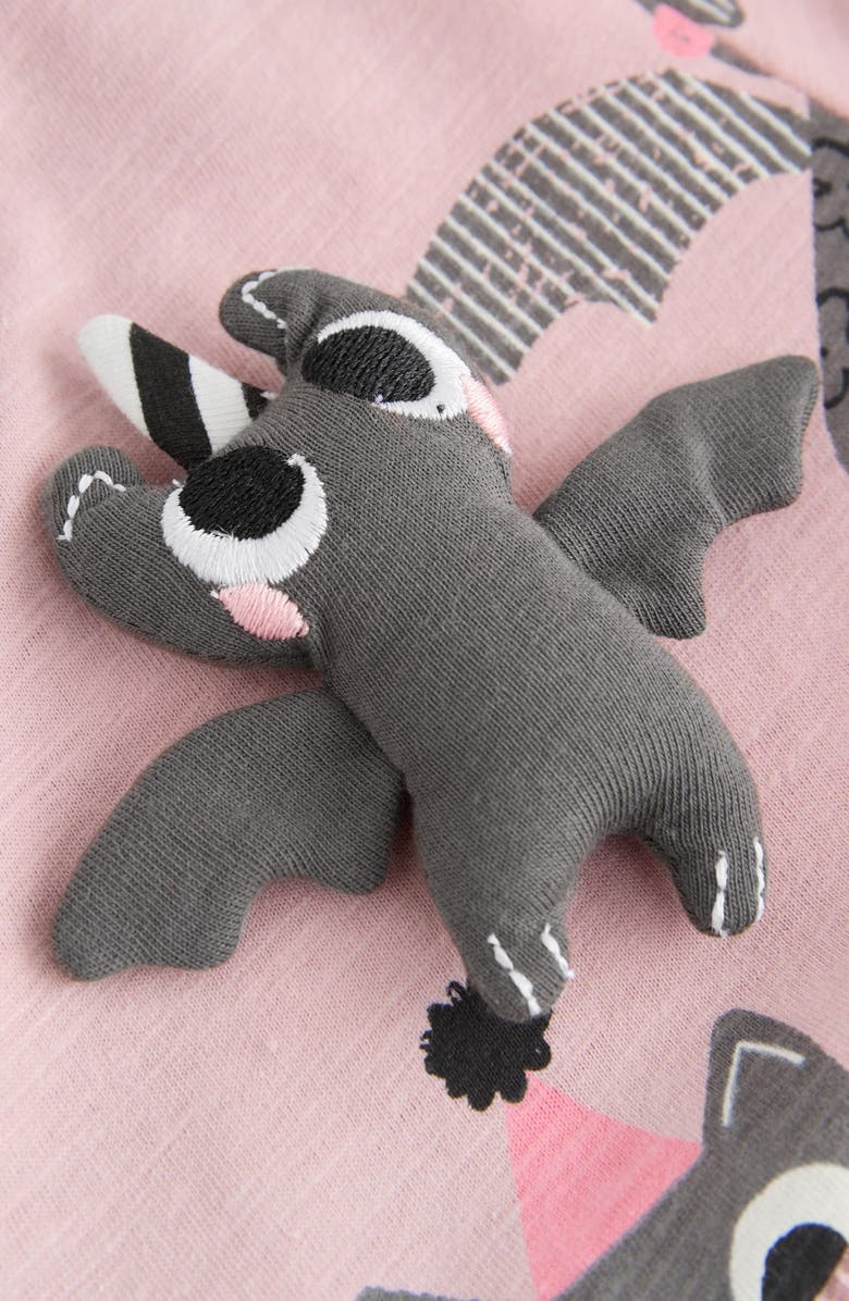 NEXT Kids' Bat Long Sleeve Jersey Dress, Alternate, color, Pink