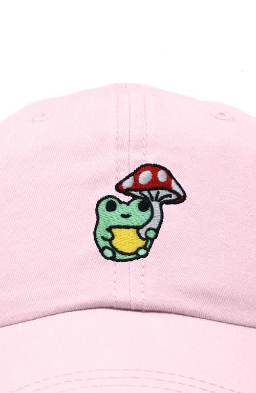 DALIX DALIX MUSHROOM FROG EMBROIDERED HAT 