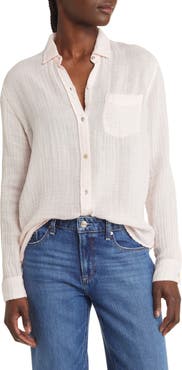 Rails Ellis Cotton Gauze Button-Up Shirt