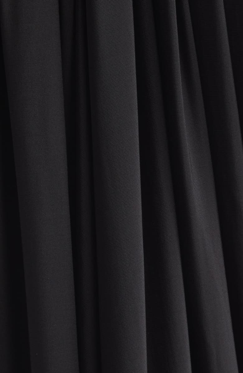 Stella McCartney Strapless Draped Crepe Jersey Gown, Alternate, color, Black
