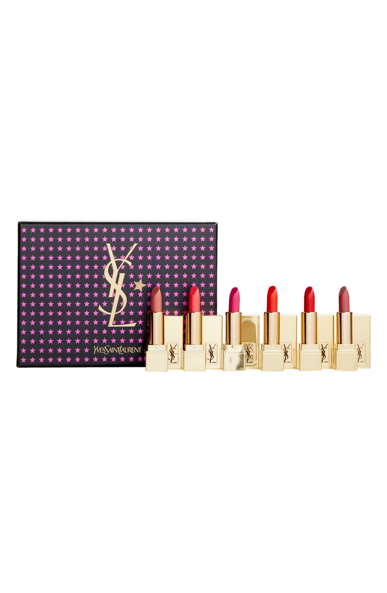 Yves Saint Laurent Travel Size Rouge Pur Couture Lipstick Set, Alternate, color, 