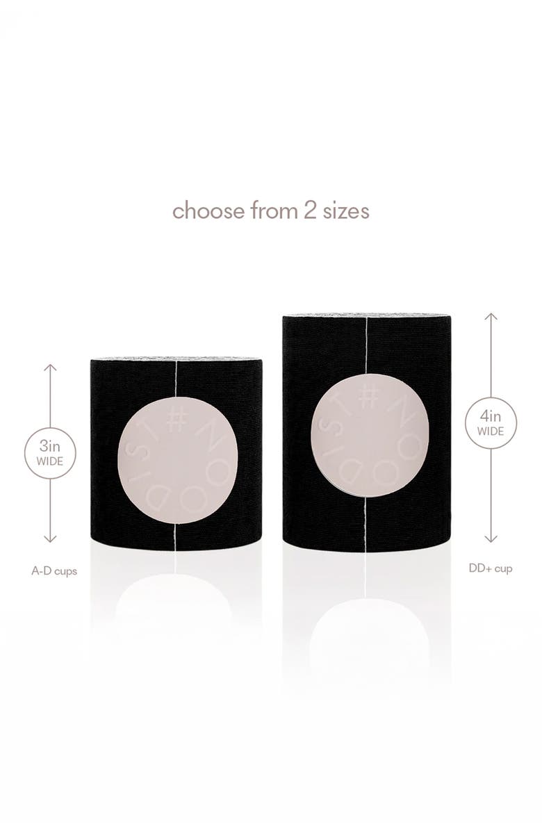 NOOD 3-Inch Breast Tape, Alternate, color, Black