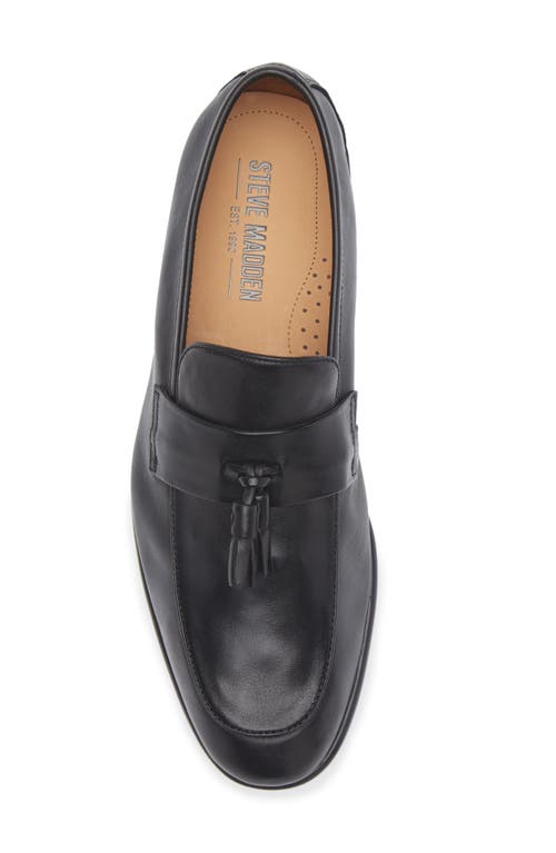 Steve Madden Biscayne Tassel Loafer In Black