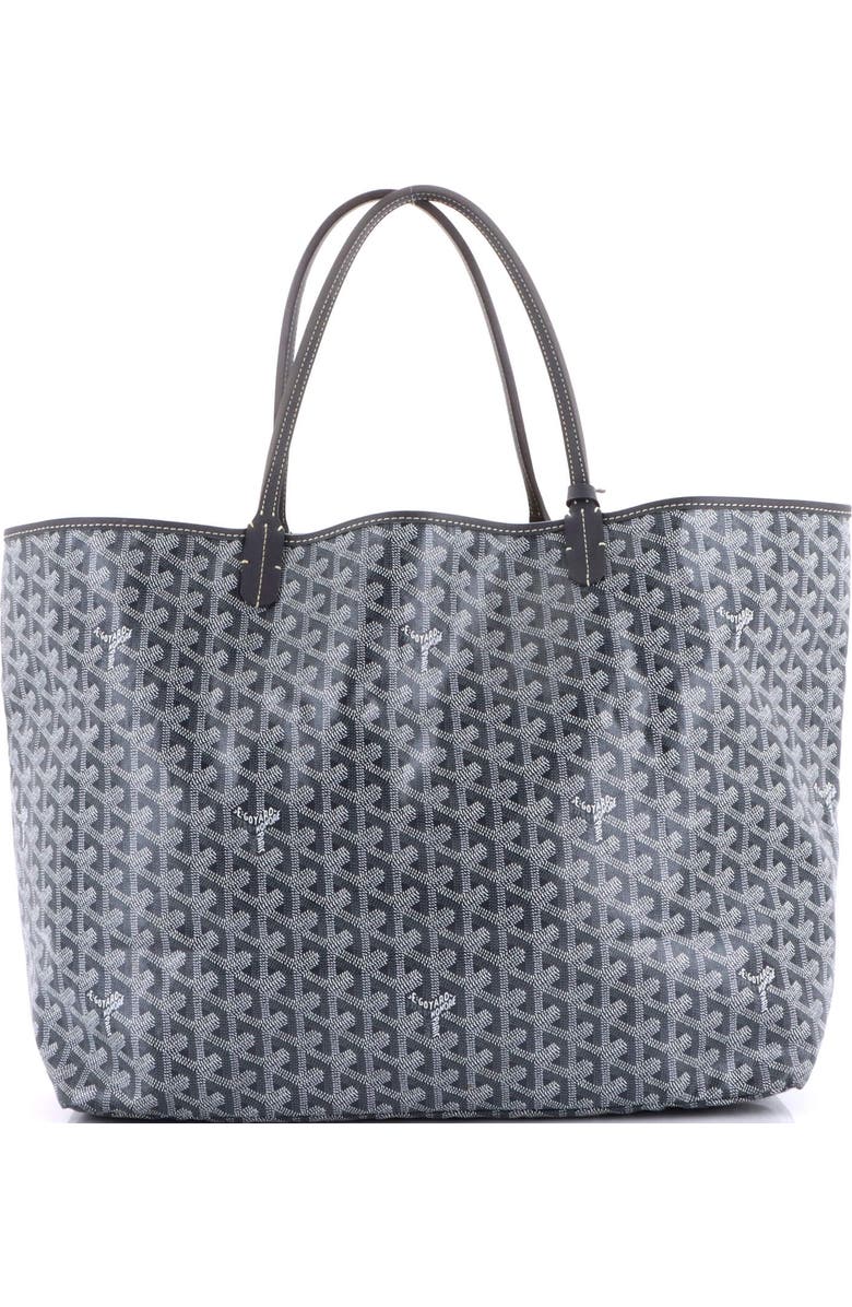 Pre-Owned Goyard Saint Louis Tote Coated Canvas GM, Alternate, color, Gray