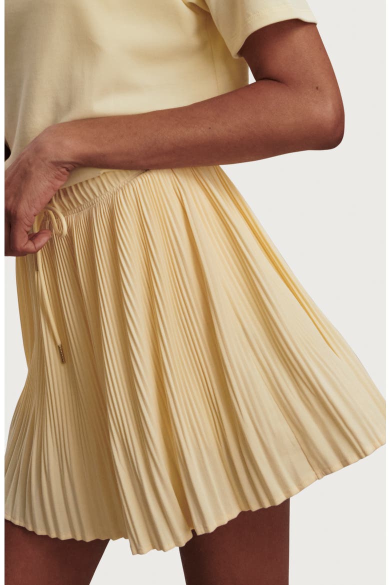 Davina Pleated High Waist Skort, Alternate, color, ANISE FLOWER