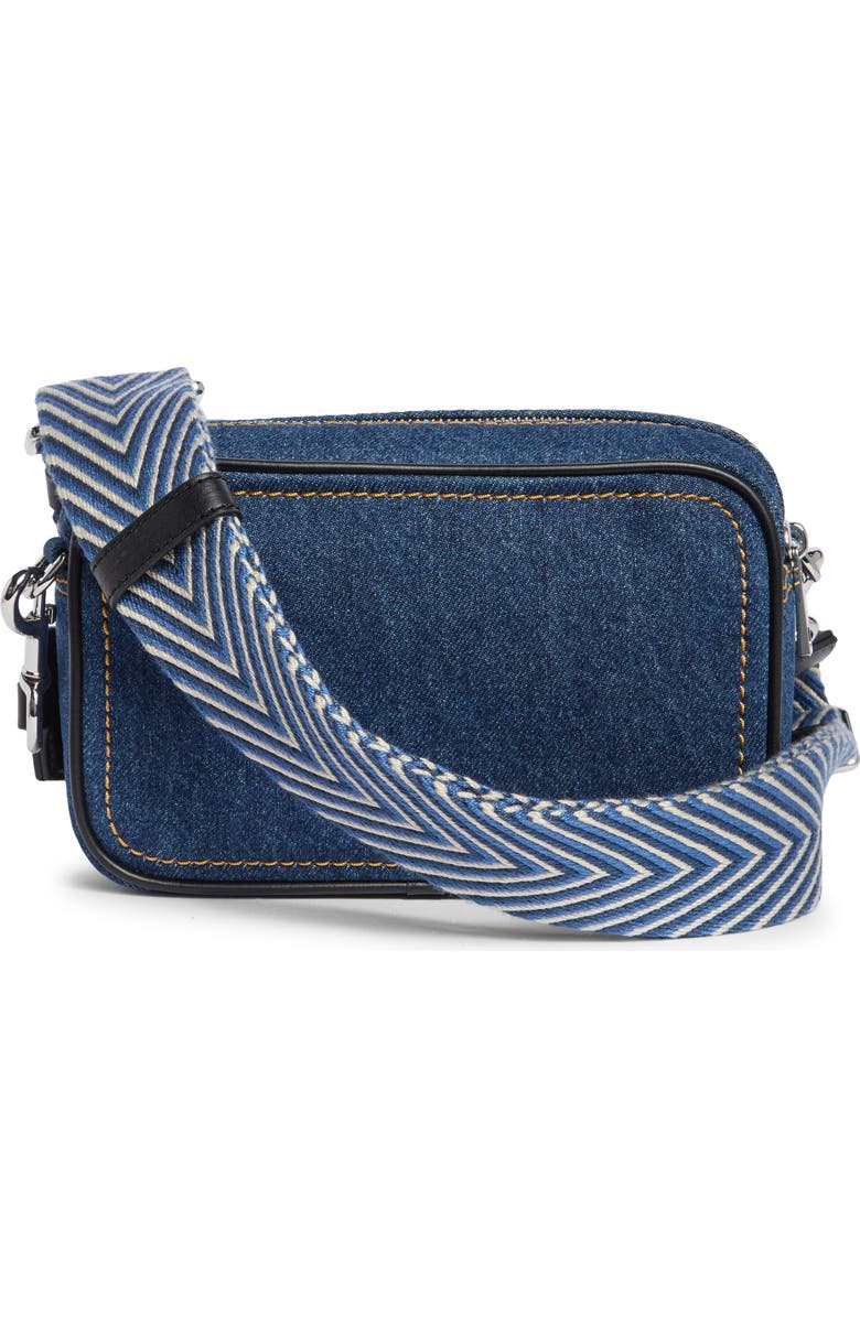 Marc Jacobs Denim Bold Flash Camera Crossbody Bag, Alternate, color,
