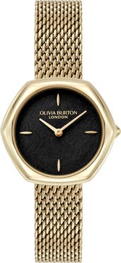 Olivia Burton Charing Mesh Strap Watch, 28.5mm